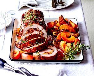 1 serving Fruit Stuffed Pork Roast