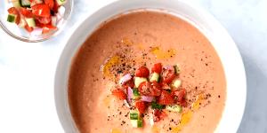 1 Serving Gazpacho (Vegan, Low Fat, Gluten Free) - Medium