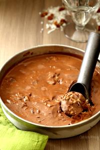 1 Serving German Chocolate Cake Ice Cream - 4 Oz Scoop