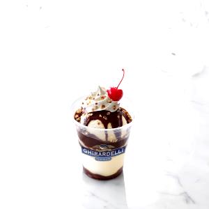 1 Serving Ghirardelli Chocolate Ice Cream - Love İt Size