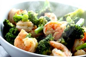 1 serving Ginger Broccoli with Shrimp