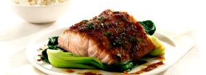 1 serving Ginger Glazed Scottish Salmon (Small)