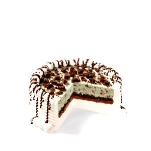 1 Serving Girl Scouts Thin Mint Cookie Blizzard Cake, 8", 1/8 Slice