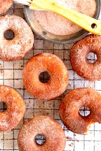 1 Serving Glazed Cinnamon Doughnut