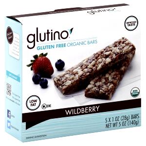 1 Serving Gluten Free Organic Bars - Wildberry