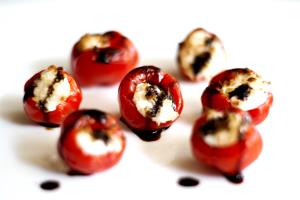 1 serving Goat Cheese Peppadew Peppers