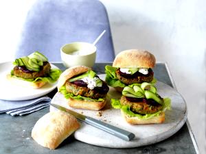 1 serving Gourmet Mushroom Veggie Burger