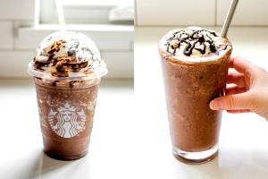 1 Serving Grande - Double Chocolaty Chip Frappuccino Blended Creme - No Whip - Whole Milk