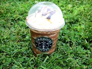 1 Serving Grande - Mocha Frappuccino Light Blended Coffee - Soy (CD) Milk