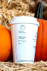 1 Serving Grande - Pumpkin Spice Creme - Whip - Soy (US) Milk