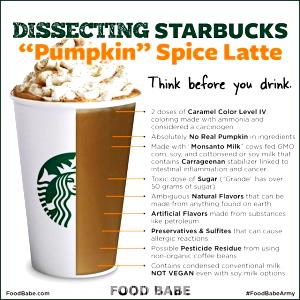 1 Serving Grande - Pumpkin Spice Latte - No Whip - Soy (CD) Milk