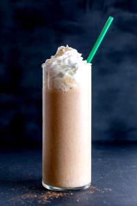 1 Serving Grande - Tazo Chai Frappuccino Blended Creme - No Whip - Nonfat Milk