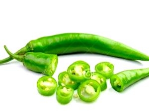 1 Serving Green Peppers İn 2-3 Topping Large Pizza