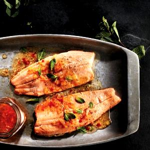 1 Serving Grilled Ruby Red Trout