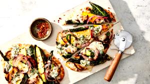 1 Serving Grilled Vegetable Pizza