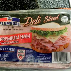 1 Serving Ham Portion Sandwich, 7"