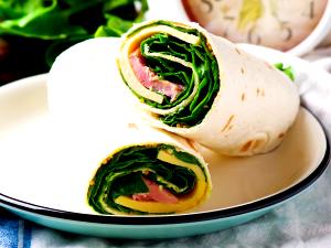 1 Serving Ham & Swiss Wrap