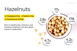 1 Serving Hazelnuts, Natural (Unroasted)