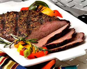 1 serving Herb Crusted Flank Steak