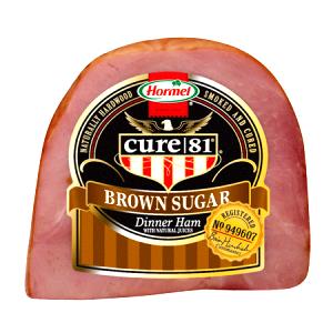 1 Serving Hormel Cure 81 Brown Sugar Sliced Quarter Ham