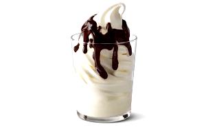 1 Serving Hot Fudge Soft Serve Sundae - Regular