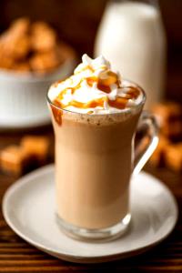 1 Serving Hot Latte, Caramel Regular