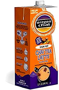 1 Serving Hot Sugar Free Chai Latte Non-Fat 20Oz