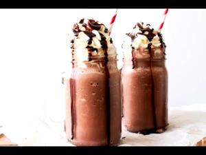 1 Serving Jr. Chocolate Frozen Yogurt Milk Shake