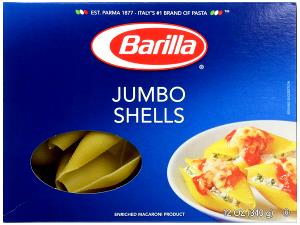 1 Serving Jumbo Shells Pasta Noodles