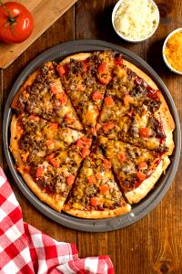 1 Serving Kids Cheeseburger Pizza