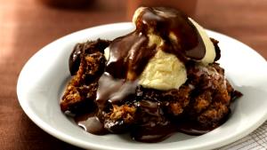 1 Serving Kids Hot Fudge Dessert