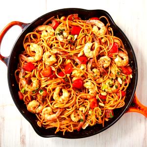 1 serving Kung Pao Spaghetti with Shrimp