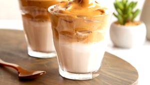 1 Serving Large Iced Caffee Mocha With Whip 20Oz., 8 Tbsp. Whip - Reduced Fat