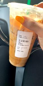 1 Serving Large Iced White Mocha And Whip 20Oz., 8 Tbsp. Whip - Pacific Soy