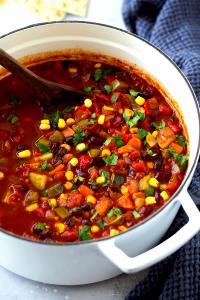 1 Serving Large Veggie Chili Soup