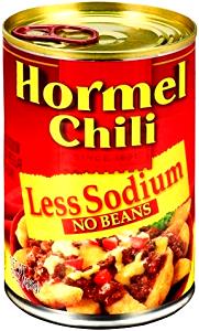 1 Serving Less Sodium Chili No Beans