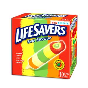 1 Serving Lifesavers Ice Pop