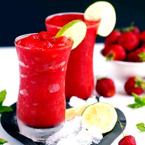 1 Serving Lime Real Fruit Slush - Large