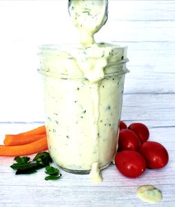 1 Serving Lite Ranch Dressing Side Salad