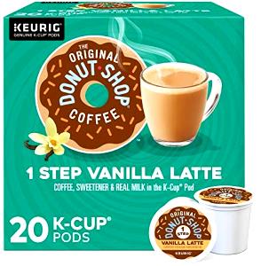 1 Serving Lite Vanilla Latte With Sugar Free Flavor - Skim Milk - 24 Oz.