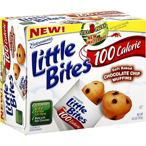 1 Serving Little Bites 100 Calorie Chocolate Chip Muffin