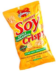 1 Serving Low Fat Soy Crisps - Apple Cinnamon