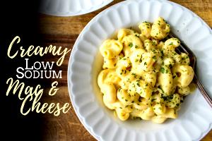 1 Serving Macaroni & Cheese, Less Sodium