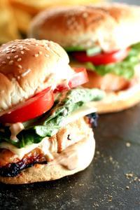 1 Serving Marinated Grilled Chicken Sandwich Single