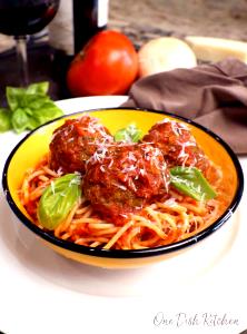 1 Serving Meatballs, Italian Style