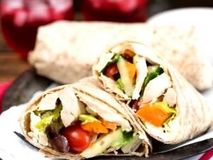 1 serving Mediterranean Chicken Wrap