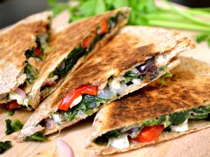 1 Serving Mediterranean Quesadilla