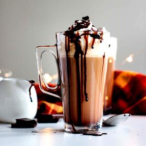 1 Serving Medium Caffe Mocha With Sugar-Free Chocolate 16Oz., No Whip - Homogenized Milk