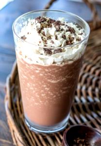 1 Serving Medium Dark Chocolate Mocha Freddo 16Oz., No Whip - Fat Free