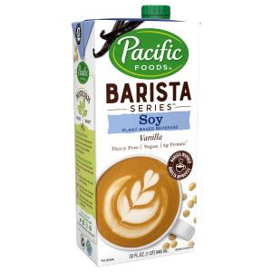 1 Serving Medium Sugar-Free Vanilla Latte 16Oz. - Pacific Soy